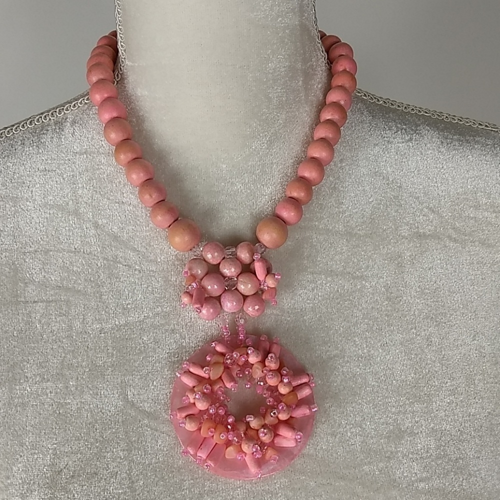 Handmade Fashion Jewelry Statement  Necklace 18"